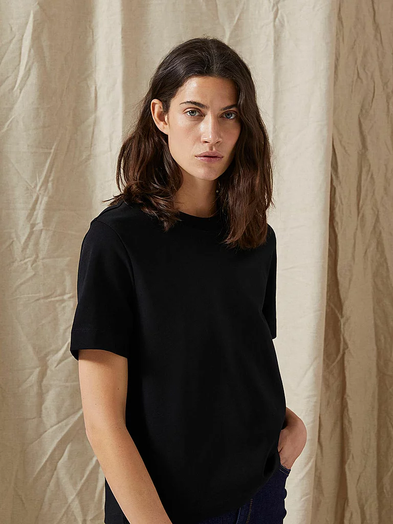 SELECTED FEMME T-Shirt Boxy Fit SLFESSENTIAL schwarz   XL damen 2